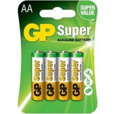 Батарейка GP AA LR06 Super Alkaline [BL4/40] [GP 15A-CR4]