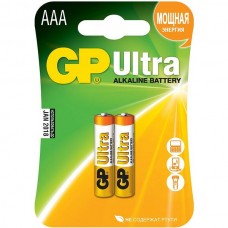 Батарейка GP AAA LR03 Ultra Alkaline [BL2/20] [GP 24AU-CR2]