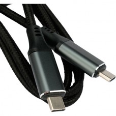 Кабель Type-C - Type-C, 1.0м, 5А, 240Вт, Cablexpert [CC-USB4-CMCM-BR-1M] PD3.1/QC4.0, 40Gbps, медь