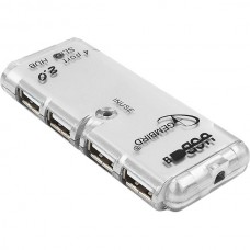 Концентратор USB 2.0 GEMBIRD UHB-C244, 4 порта, блок питания 500mA