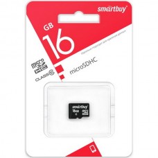 Карта памяти Micro SDHC 16Gb SmartBuy Class 10 LE без адаптера