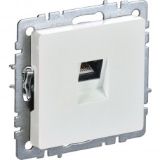 Розетка с/у компьютерная 1xRJ45, IP20, IEK BRITE [BR-K10-1-K36] жемчуг