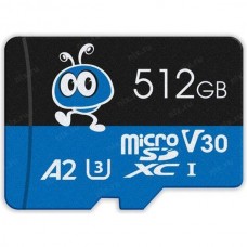 Карта памяти Micro SDXC 512Gb SmartBuy Class 10 Ultra U3/A2/V30 R/W:165/150 MB/s без адаптера