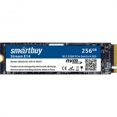 Накопитель SSD M.2 256Gb Smartbuy Stream E14, R3200/W1850, PCI-E 3.0x4 [SBSSD256-STE14-M2P3]