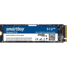 Накопитель SSD M.2 512Gb Smartbuy Stream E14, R3200/W2100, PCI-E 3.0x4 [SBSSD512-STE14-M2P3]