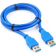 Кабель USB3.0 AM - AM, 1.0м, для связи 2х компьютеров Cablexpert [CCP-USB3-AMAM-1M]