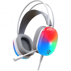 Гарнитура SmartBuy VAULT, 50мм динамики, RGB-подсветка, рег.громкости, белая [SBHG-9780]