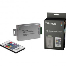 Контроллер ленты LED RGB 12/24В MAX 12А, радио пульт, 6 программ, ЭРА [RGBcontroller-12-A01-RF]