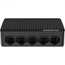 Коммутатор Digma DSW-105GE 5x10/100/1000Mbps, пластиковый корпус