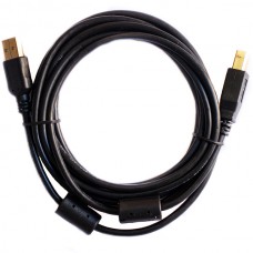Кабель USB2.0 AM - BM, 3м, экран, ферр. фильтры, Cablexpert [CCF-USB2-AMBM-10] черный