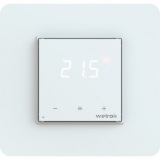 Терморегулятор Wi-Fi умное управление, 16А, до 3000ВА, 5-45°С, для теплого пола, [Welrok оz] белый