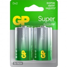 Батарейка GP D LR20 Super G-TECH Alkaline [BL2/20] [GP 13AA21-2CRSBC2]