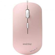 Мышь SmartBuy 288, розовая, беззвучная с подсветкой, USB [SBM-288-P]