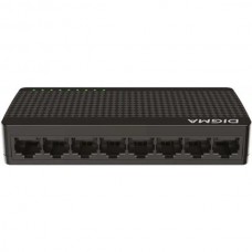 Коммутатор Digma DSW-108GE 8x10/100/1000Mbps, пластиковый корпус
