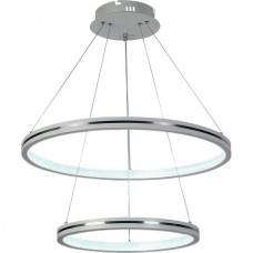 Люстра подвесная LED  114W, ПДУ 3000-6000K, 7900Лм, 600*600*1000, PL [6041/2 WHT] белый