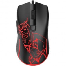 Мышь Jet.A Panteon LS72 (102), 6кн., игровая, черная, 400-7200dpi, LED-подсветка, USB