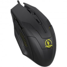 Мышь Jet.A Panteon LS74 (105), 6кн., игровая, черная, 400-7200dpi, LED-подсветка, USB