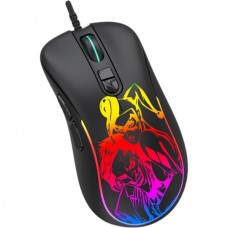 Мышь Jet.A Panteon MS82 (112), 6кн., игровая, черная, 400-7200dpi, RGB-подсветка, LED 13 реж., USB