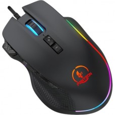 Мышь Jet.A Panteon MS87 (121), 7кн., игровая, черная, 200-12800dpi, RGB-подсветка, LED 13 реж., USB