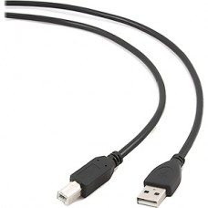 Кабель USB2.0 AM - BM, 4.5м, экран, ферр. фильтры, Cablexpert [CCF-USB2-AMBM-15] черный