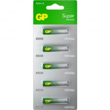 Батарейка GP AAA LR03 Super G-TECH Alkaline [BL5/60] [GP 24AA21-2CRSC5]