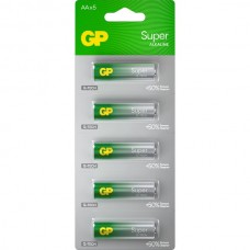 Батарейка GP AA LR06 Super G-TECH Alkaline [BL5/60] [GP 15AA21-2CRSC5]