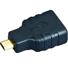 Переходник HDMI-microHDMI 19F/19M, позолоченные контакты, Cablexpert [A-HDMI-FD]