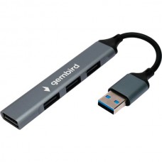 Концентратор USB 2.0 GEMBIRD UHB-C203, 4 порта, кабель 10 см