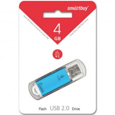 Накопитель USB Flash 4Gb SmartBuy V-Cut Blue