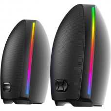 Колонки Jet.A PANTEON PBS-180, 2*5w RMS, USB/BT, мик., RGB, черные