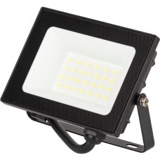 Прожектор LED  20W, 6500K, IP65, SMD, 2000Лм, призма, Эра PRO [LPR-062-0-65K-020] черный