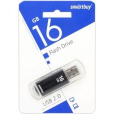 Накопитель USB Flash 16Gb SmartBuy V-Cut Black