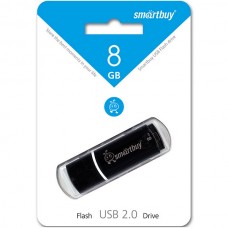 Накопитель USB Flash 8Gb SmartBuy Crown Black