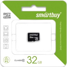 Карта памяти Micro SDHC 32Gb SmartBuy Class 10 без адаптера