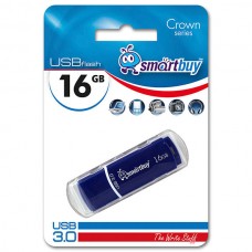 Накопитель USB Flash 16Gb SmartBuy Crown Blue, USB 3.0