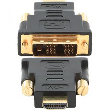 Переходник HDMI-DVI 19M/19M, позолоченные контакты, Cablexpert [A-HDMI-DVI-1]