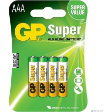 Батарейка GP AAA LR03 Super Alkaline [BL4/40] [GP 24A-CR4]