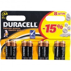 Батарейка Duracell AA LR6 Basic [BL8/80/240] (5015242)