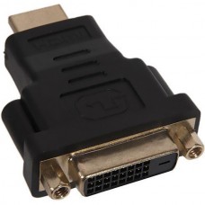 Переходник HDMI-DVI 19M/25F, позолоченные контакты, Cablexpert [A-HDMI-DVI-3]