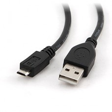 Кабель USB - microUSB, 0.3м, Cablexpert [CCP-mUSB2-AMBM-0.3M] экран