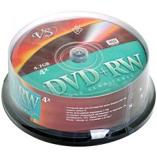 Диск DVD+RW 4.7Gb 4x VS [cake25/250]