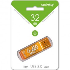 Накопитель USB Flash 32Gb SmartBuy Glossy series Orange