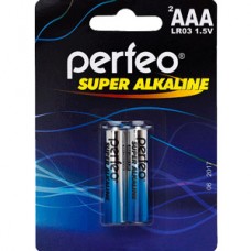 Батарейка Perfeo AAA LR03 Alkaline [BL2/60] [PF LR03/2BL] (PF_3632)