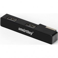 Концентратор USB 2.0 SmartBuy, 4 порта, черный [SBHA-408-K]