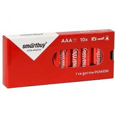 Батарейка SmartBuy AAA LR03 Alkaline [BL10/100/800] [SBBA-3A10BX]