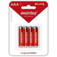 Батарейка SmartBuy AAA LR03 Alkaline [BL4/48/480] [SBBA-3A04B]