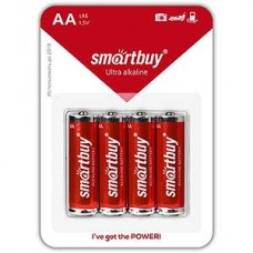 Батарейка SmartBuy AA LR6 Alkaline [BL4/48/480] [SBBA-2A04B]