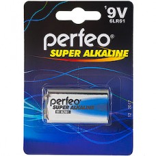 Батарейка Perfeo 9V 6LR61 Alkaline [BL1/20] [PF 6LR61/1BL] (PF_3797)