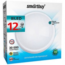 Светильник ЖКХ LED с д/д 12W круг, 4000K, 640Лм, IP65, d195*46, SmartBuy [SBL-HP-12W-4K-Sen]