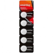 Батарейка SmartBuy CR2032 [BL5/100] [SBBL-2032-5B]